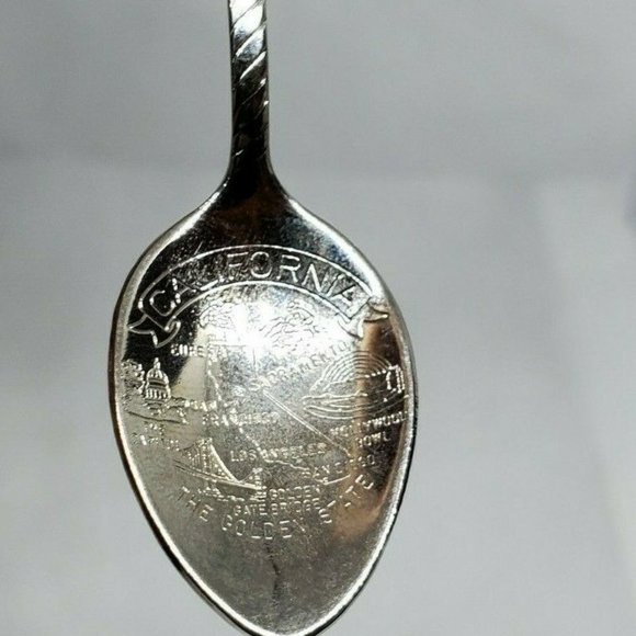 Seabees Fighting Bee Graphic California Engraved Mini Spoon Home Décor - Picture 6 of 12
